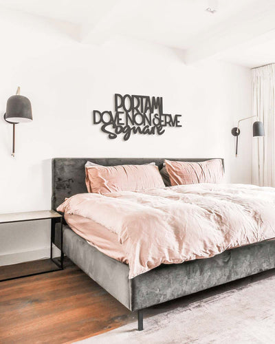 scritta da appendere arredamento casa, idea regalo, decorazione salotto da appendere #colore_nero