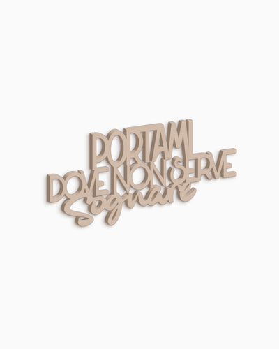 scritta da appendere arredamento casa, idea regalo, decorazione salotto da appendere #colore_tortora