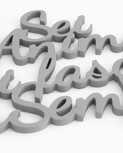 decorazione murale moderna, scritta in legno da appendere 