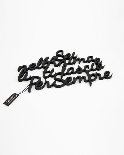 decorazione murale moderna, scritta in legno da appendere 