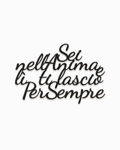 decorazione murale moderna, scritta in legno da appendere 