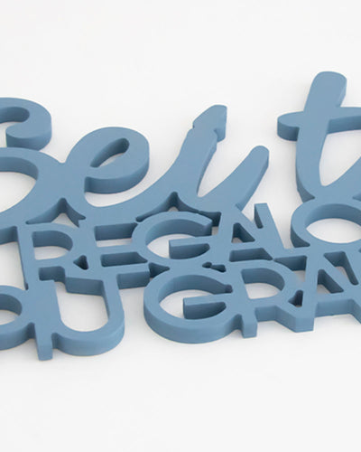 scritta da appendere decorazione murale idea regalo #colore_azzurro-polvere