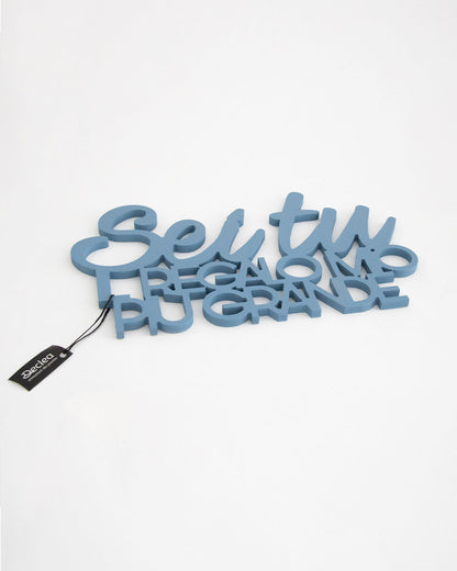 scritta da appendere decorazione murale idea regalo #colore_azzurro-polvere