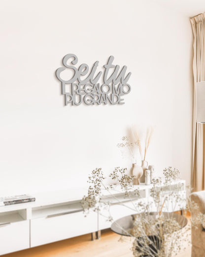 scritta da appendere decorazione murale idea regalo #colore_grigio-medio