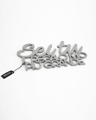 scritta da appendere decorazione murale idea regalo #colore_grigio-medio