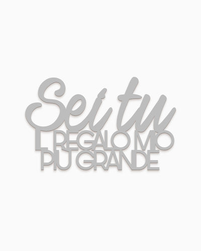 scritta da appendere decorazione murale idea regalo #colore_grigio-medio