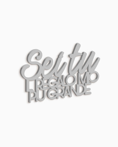 scritta da appendere decorazione murale idea regalo #colore_grigio-medio