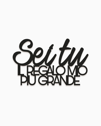 scritta da appendere decorazione murale idea regalo #colore_nero