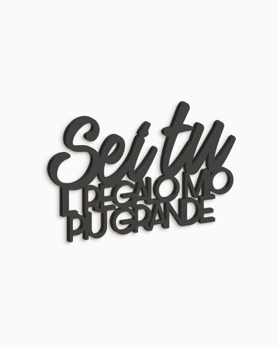 scritta da appendere decorazione murale idea regalo #colore_nero