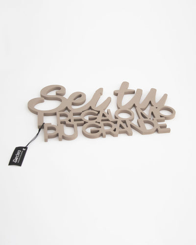 scritta da appendere decorazione murale idea regalo #colore_tortora