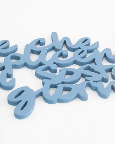 scritta da parete per la casa, decorazione murale moderna #colore_azzurro-polvere