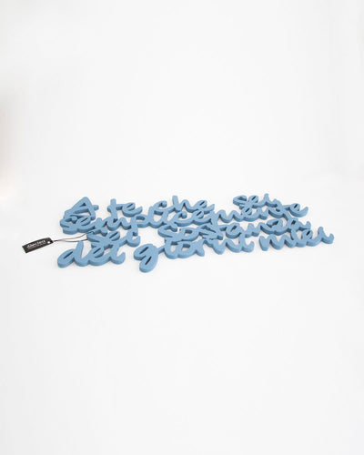 scritta da parete per la casa, decorazione murale moderna #colore_azzurro-polvere