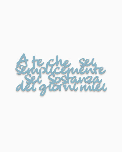 scritta da parete per la casa, decorazione murale moderna #colore_azzurro-polvere