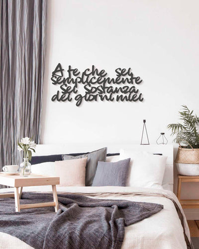 scritta da parete per la casa, decorazione murale moderna #colore_nero