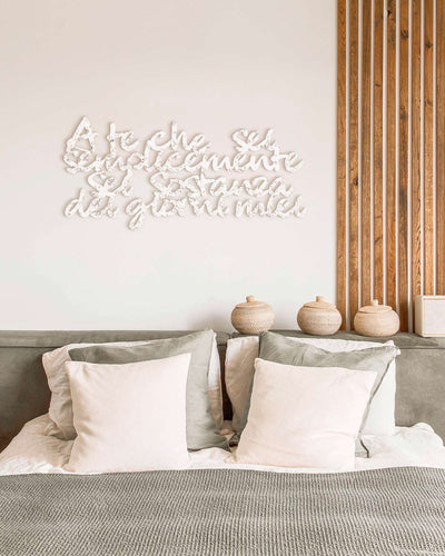 scritta da parete per la casa, decorazione murale moderna #colore_shabby