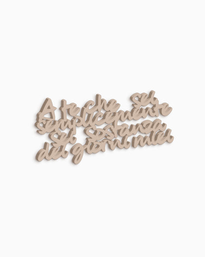 scritta da parete per la casa, decorazione murale moderna #colore_tortora