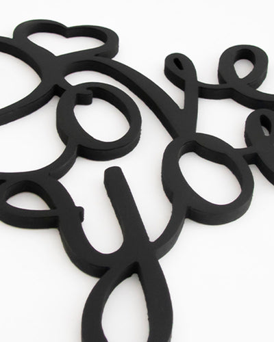 scritta decorativa in legno decorazione da appendere arredo casa idea regalo #colore_nero