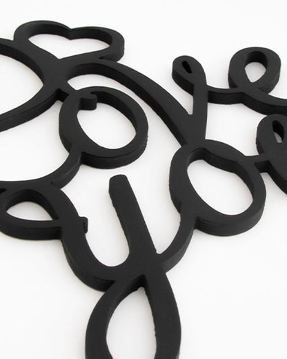 scritta decorativa in legno decorazione da appendere arredo casa idea regalo #colore_nero