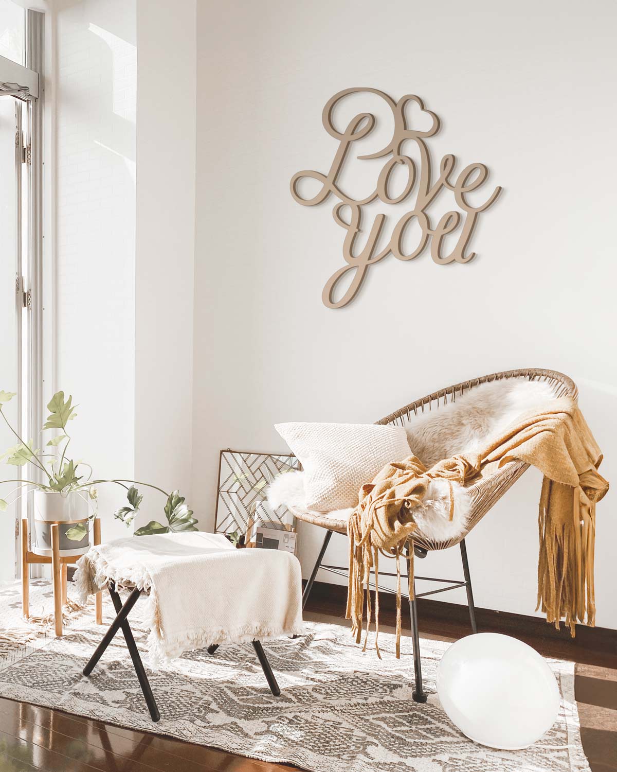 scritta decorativa in legno decorazione da appendere arredo casa idea regalo #colore_tortora