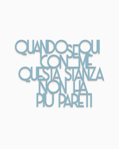 scritta in legno da appendere, decorazione murale per la casa ideale per il salotto o la camera da letto #colore_azzurro-polvere