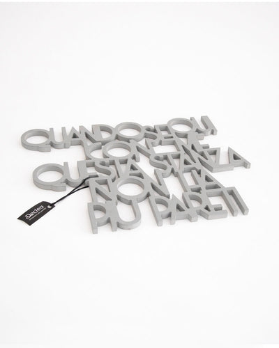 scritta in legno da appendere, decorazione murale per la casa ideale per il salotto o la camera da letto #colore_grigio-medio