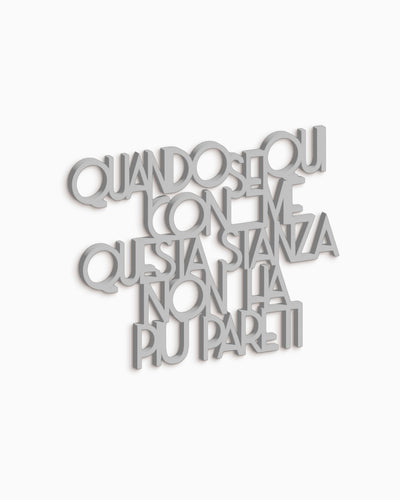 scritta in legno da appendere, decorazione murale per la casa ideale per il salotto o la camera da letto #colore_grigio-medio