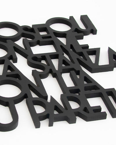 scritta in legno da appendere, decorazione murale per la casa ideale per il salotto o la camera da letto #colore_nero