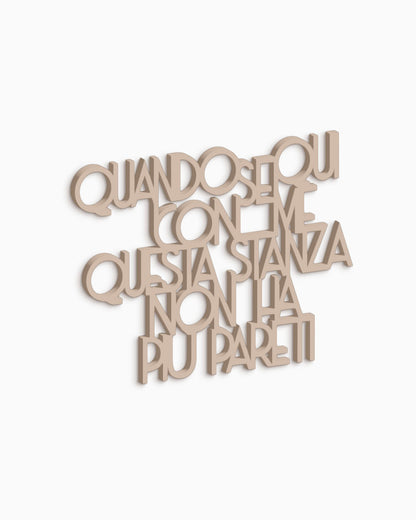 scritta in legno da appendere, decorazione murale per la casa ideale per il salotto o la camera da letto 