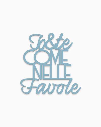 scritta in legno da appendere, decorazione murale ideale per il salotto o la camera da letto #colore_azzurro-polvere