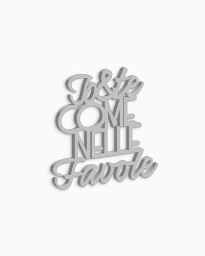 scritta in legno da appendere, decorazione murale ideale per il salotto o la camera da letto #colore_grigio-medio