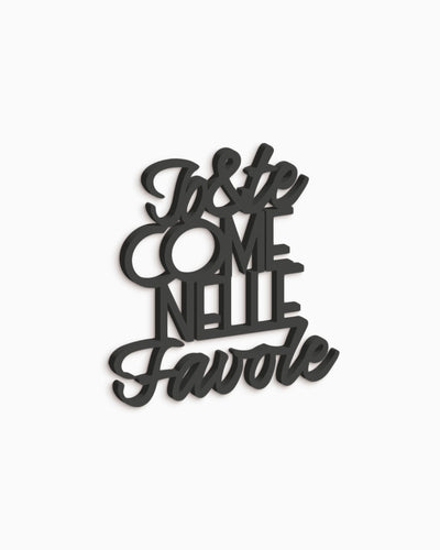 scritta in legno da appendere, decorazione murale ideale per il salotto o la camera da letto #colore_nero