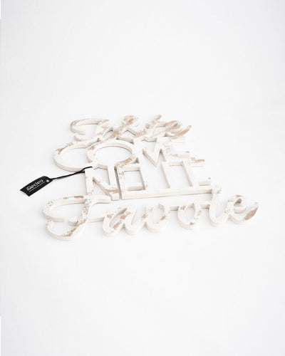 scritta in legno da appendere, decorazione murale ideale per il salotto o la camera da letto #colore_shabby