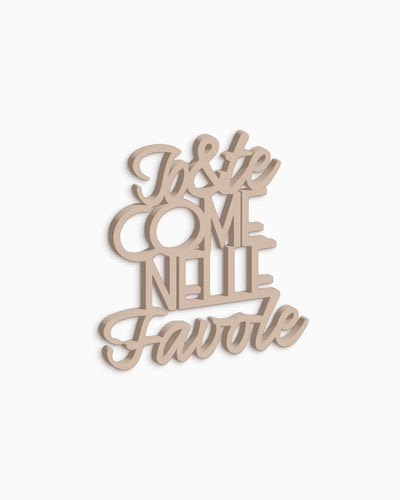 scritta in legno da appendere, decorazione murale ideale per il salotto o la camera da letto #colore_tortora