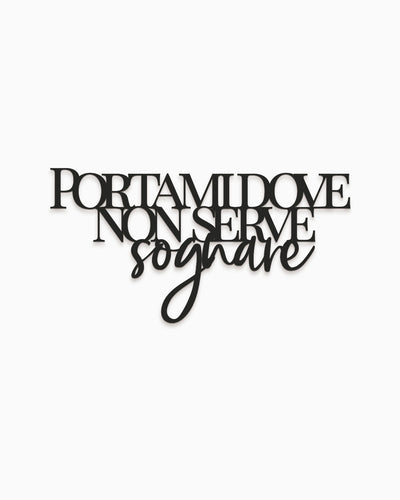 Dove non serve sognare
