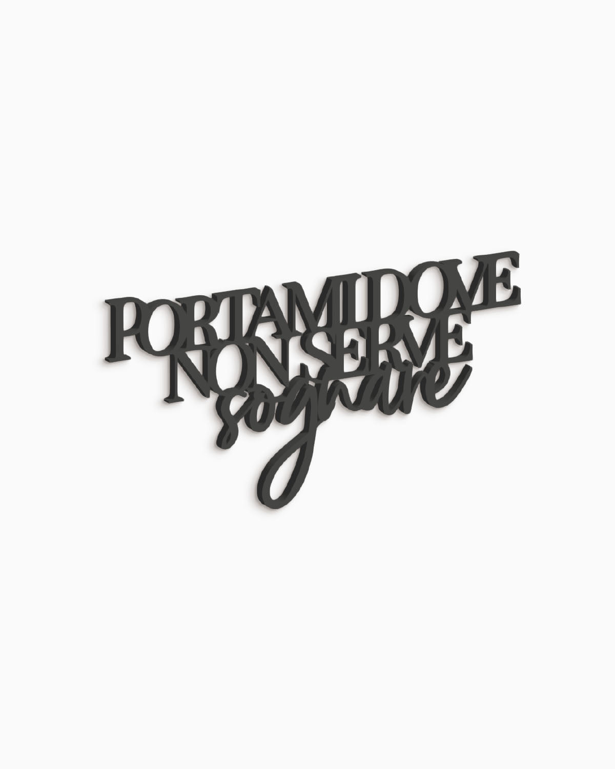 Dove non serve sognare