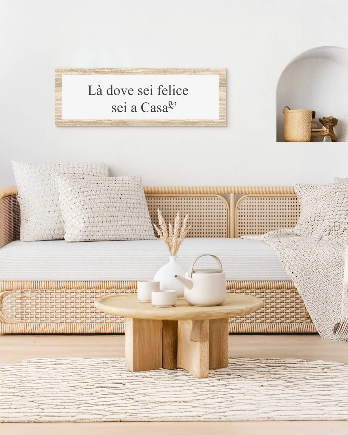 Tavoletta dove sei felice sei a Casa