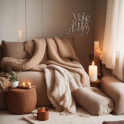 Scritta in Legno I Make Today Amazing