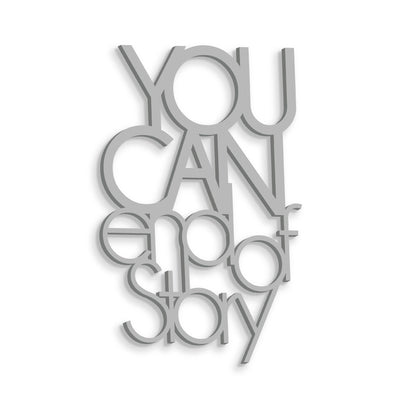 Scritta in Legno You can end of story