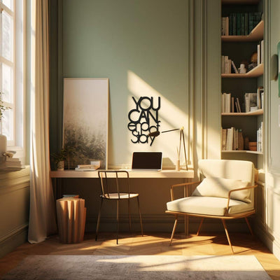 Scritta in Legno You can end of story