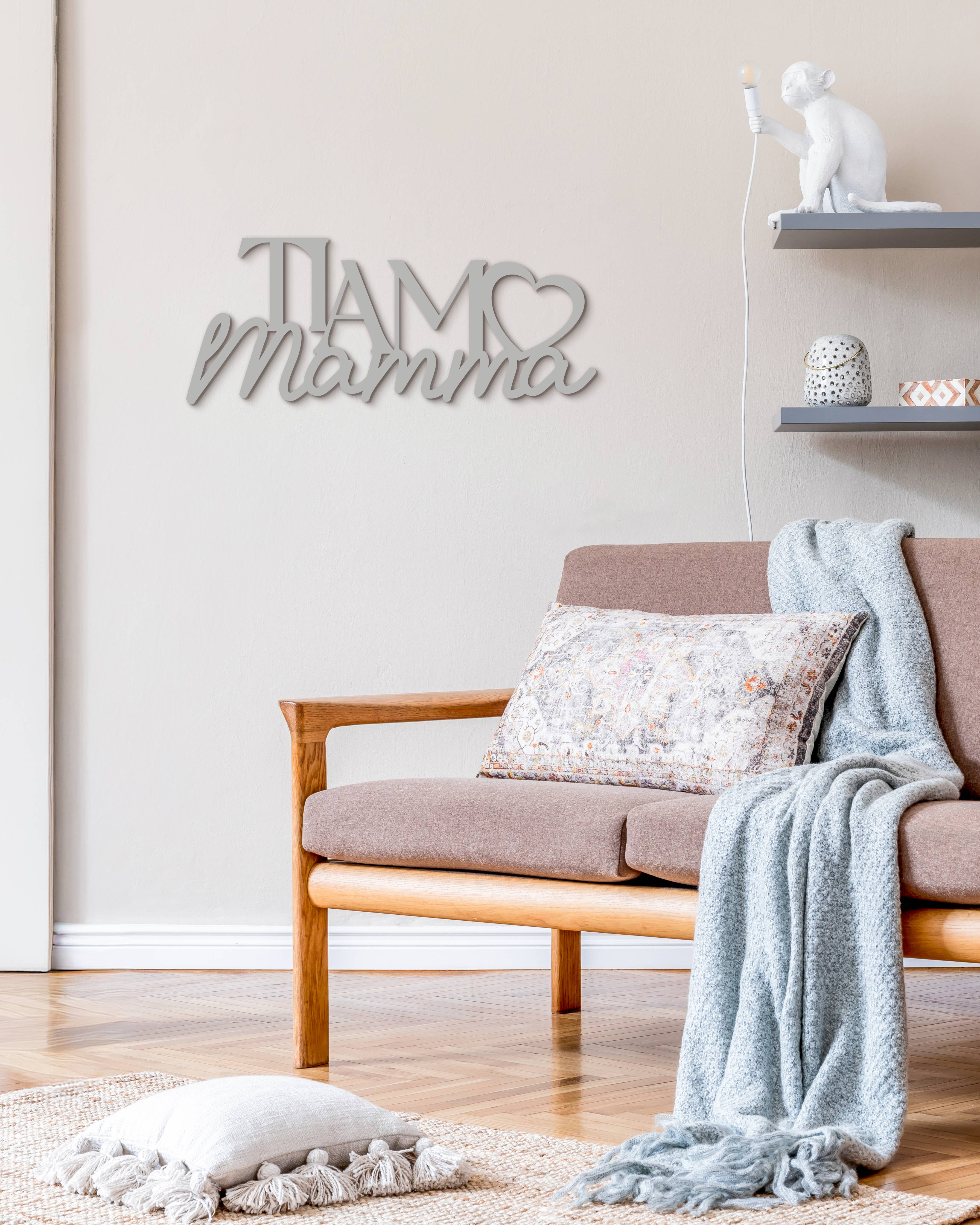 Scritta in Legno Ti Amo Mamma