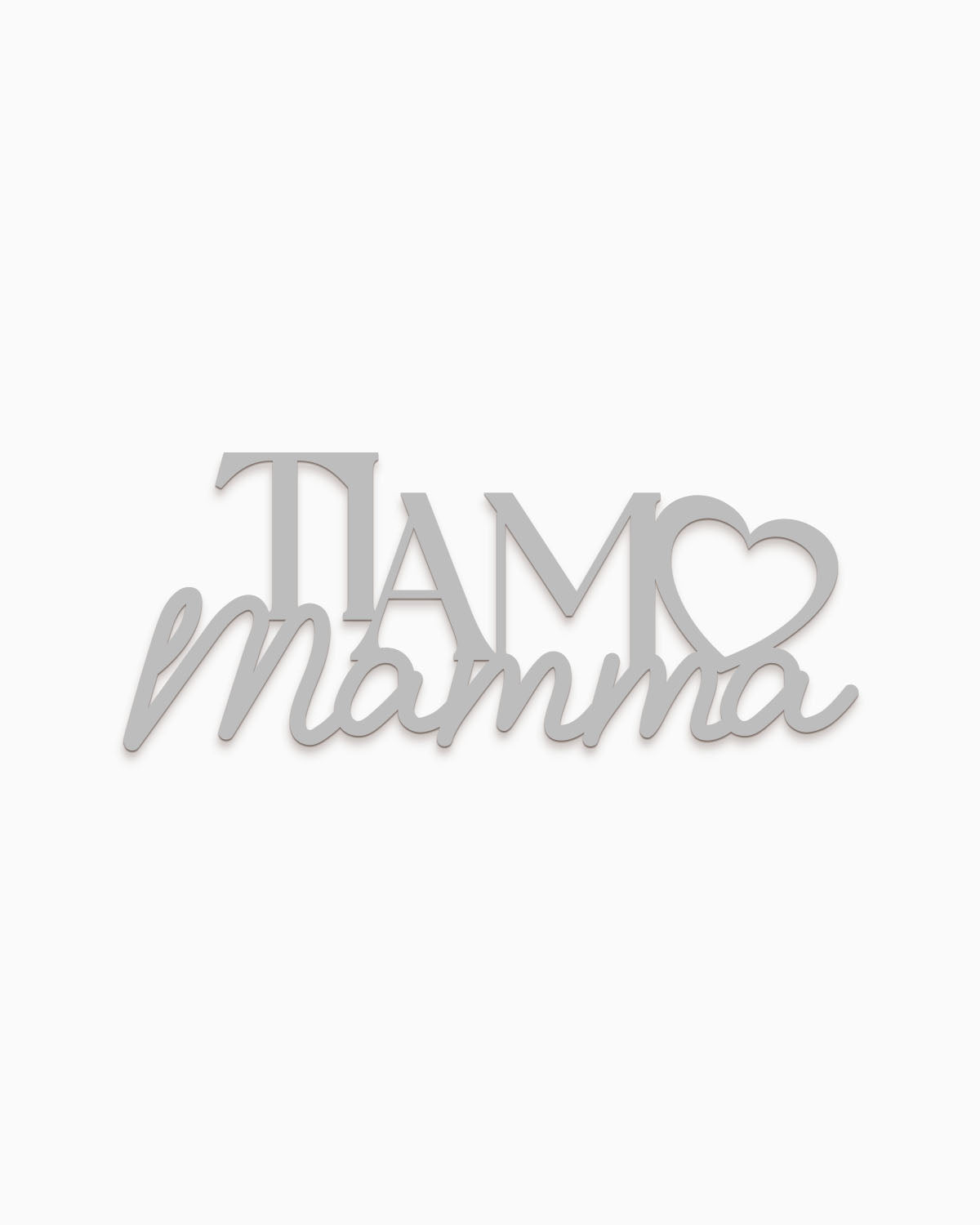 Scritta in Legno Ti Amo Mamma