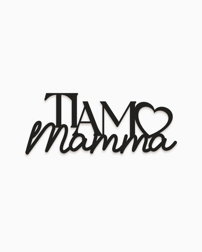 Scritta in Legno Ti Amo Mamma