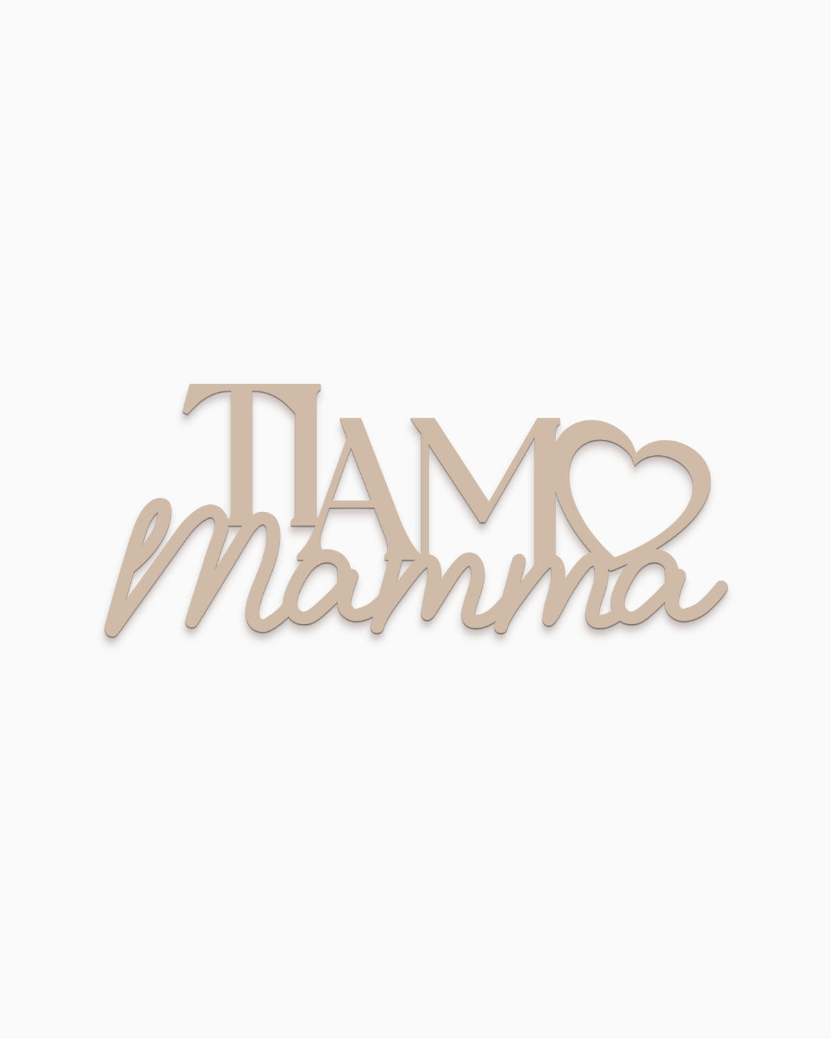 Scritta in Legno Ti Amo Mamma