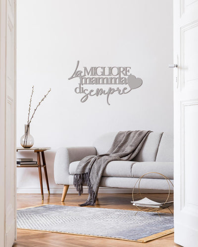 Scritta in Legno La migliore mamma