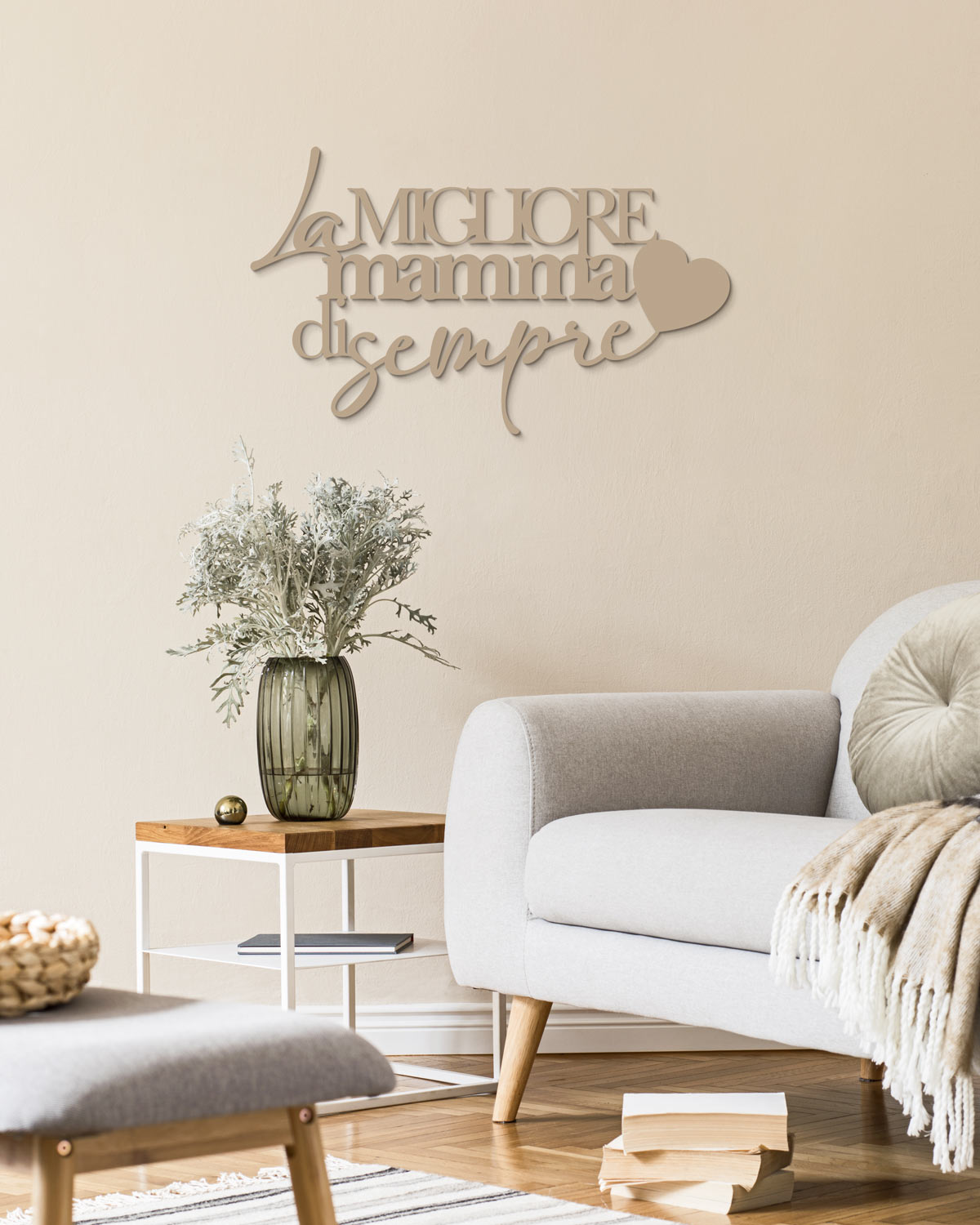 Scritta in Legno La migliore mamma