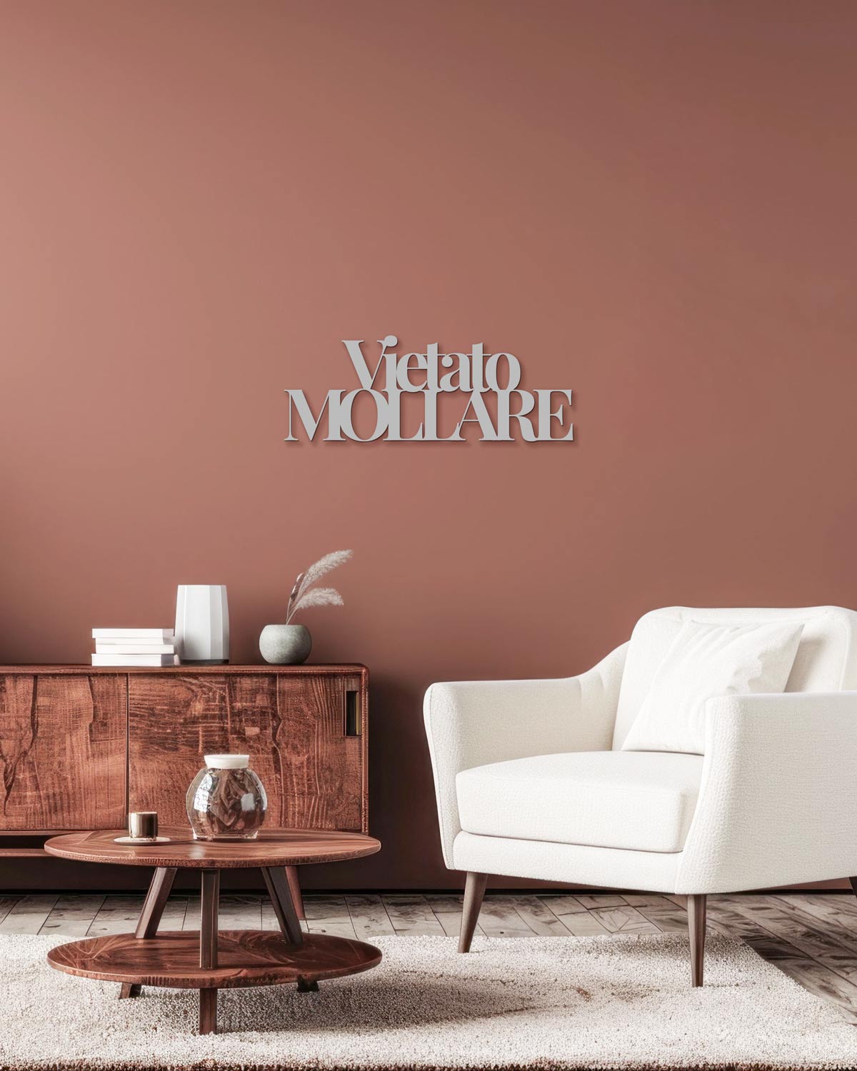 Wooden writing Do not give up