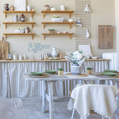 Scritta in legno But First Coffee