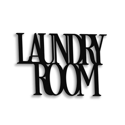 Scritta in Legno Laundry Room