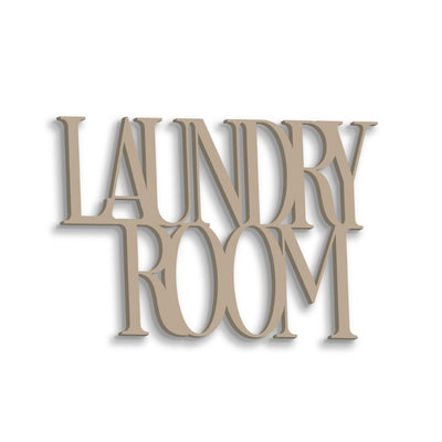 Scritta in Legno Laundry Room