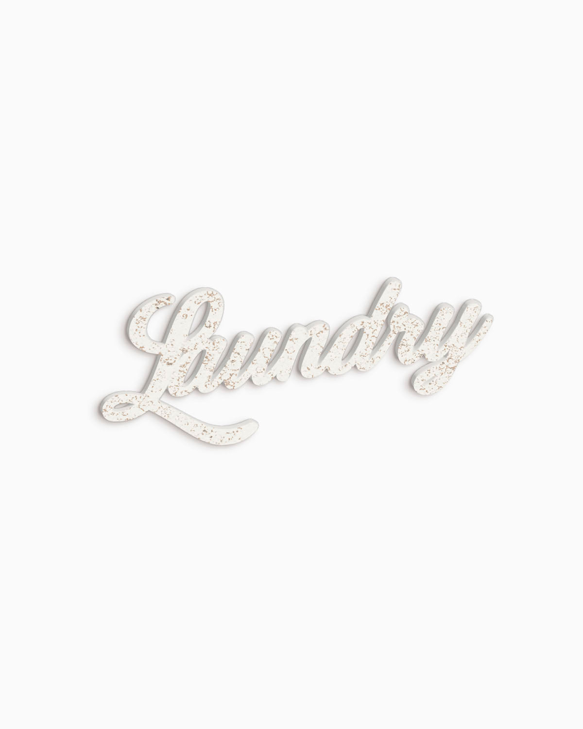 Scritta in Legno Laundry